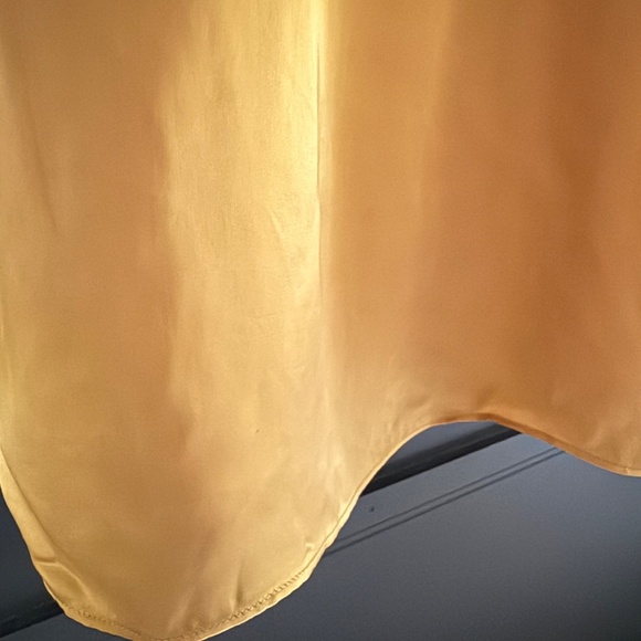 Wilfred (Aritzia) | Size 2 | Gold Isabelle Cupro Mini Dress - Picture 6 of 8